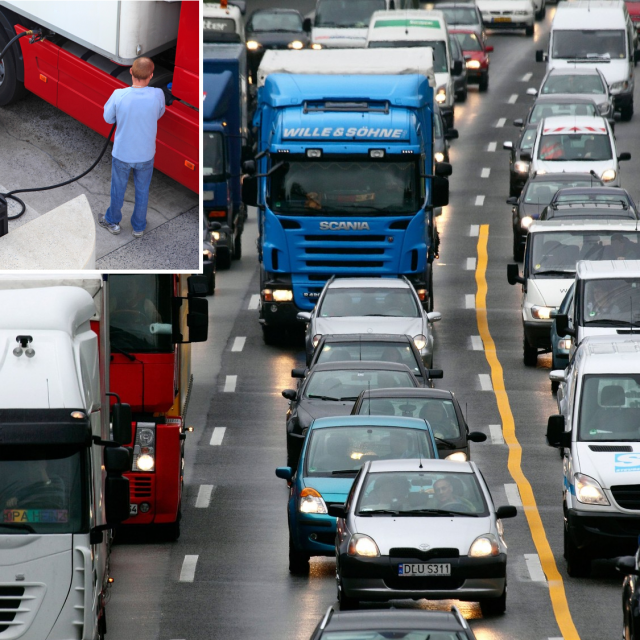 Transport, AdBlue ilustracija