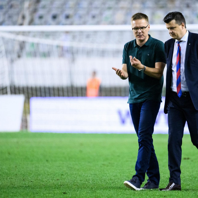 Bivši trener Hajduka Valdas Dambrauskas i aktualni sportski direktor Mindaugas Nikoličius