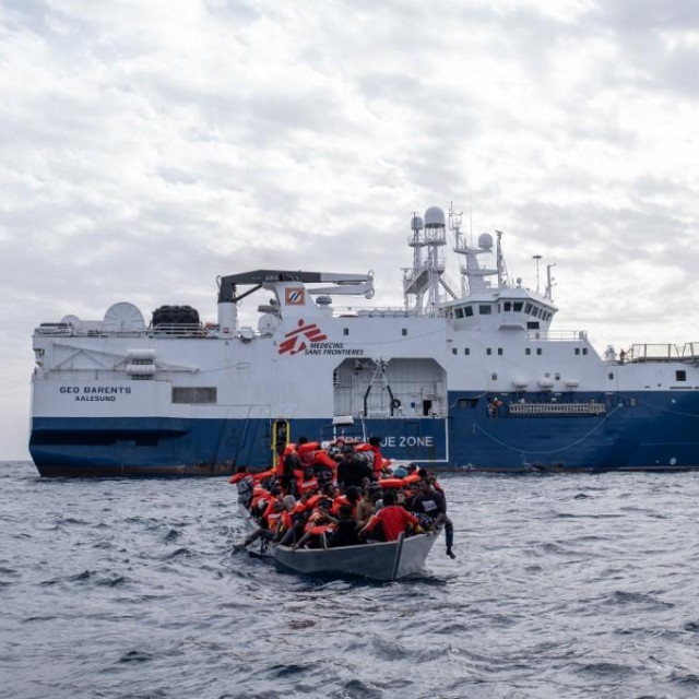 Arhivska fotografija spašavanja migranata na moru