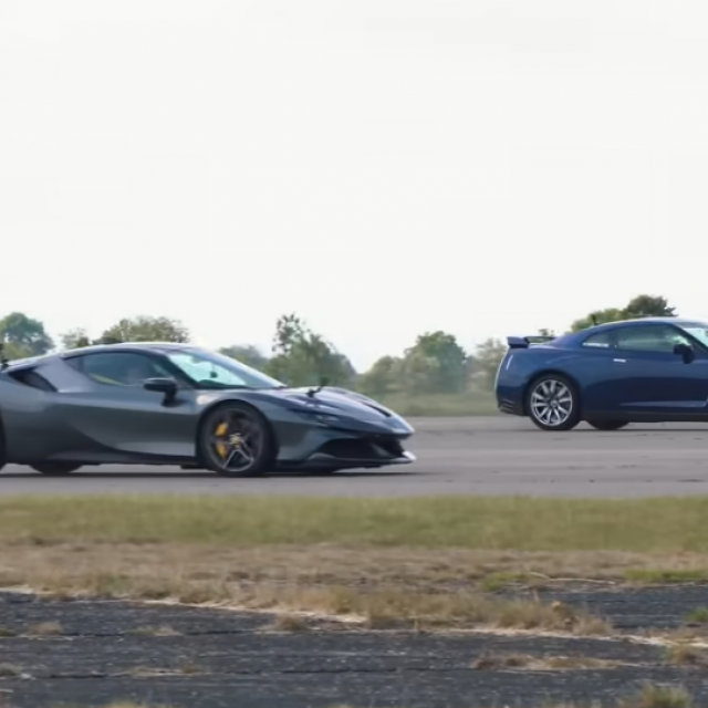 Ferrari SF90 Stradale i Nissan GT-R R35