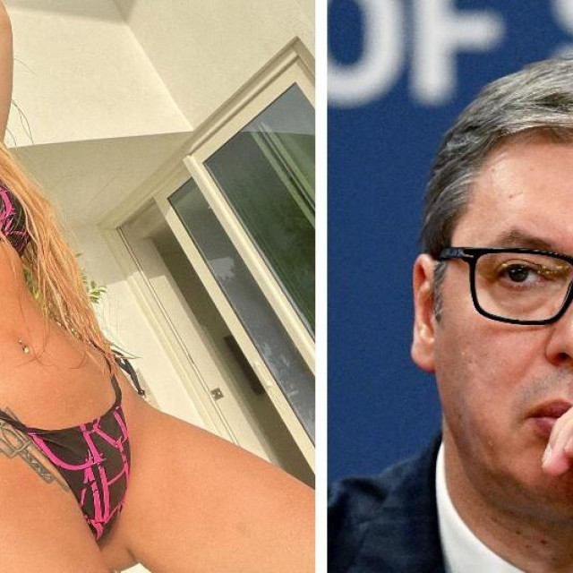 Maya Berović i Aleksandar Vučić
