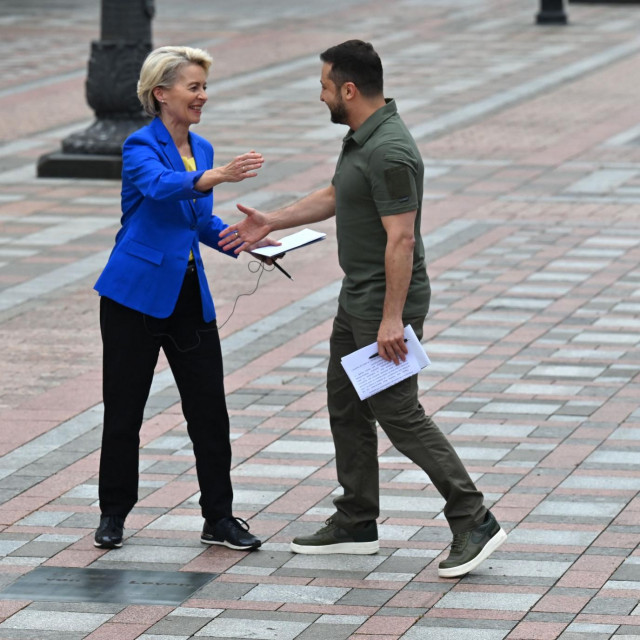 Ursula von der Leyen i Volodimir Zelenskij