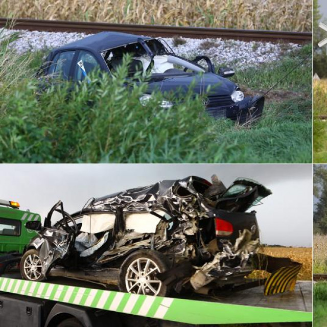 Na pružnom prijelazu u Bolfanu nadomak Ludbrega u 9.29, dok je Valentina sa suprugom Mirom te sinom (4) i nećakinjom (4) putovala prema Koprivnici iz smjera Svetog Petra, došlo je do strašne prometne nesreće