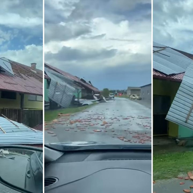 Posljedice nevremena u Čazmi