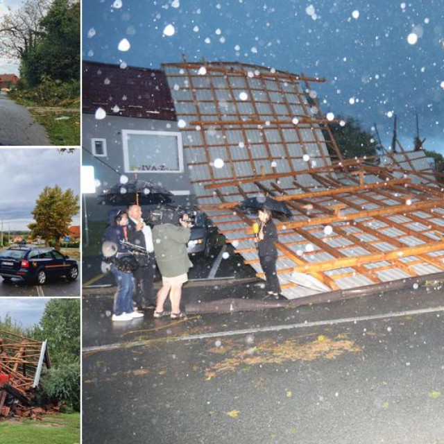 Prizori nevremena koje je pogodilo u Hrvatskoj