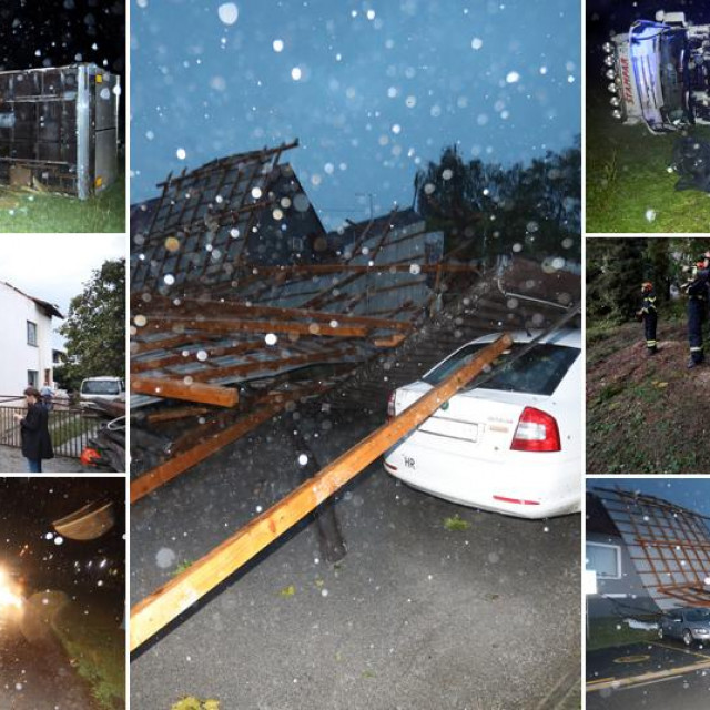 Posljedice razornog nevremena u Čazmi