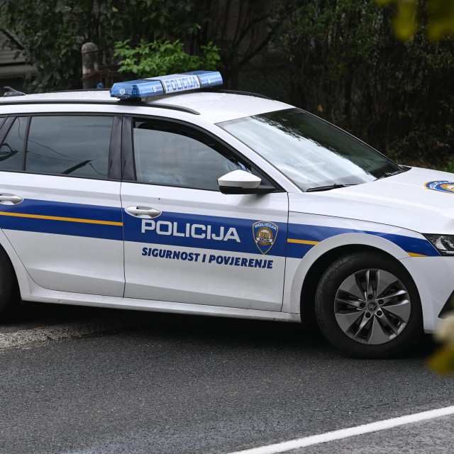 Ilustracija, policijsko vozilo