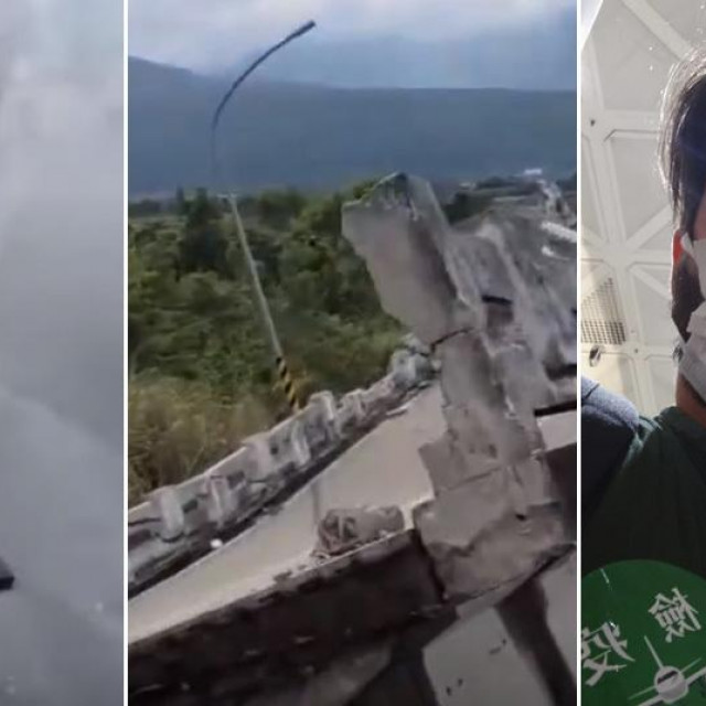 Prizori posljedica potresa u Tajvanu i naš reporetr Đino Kolega