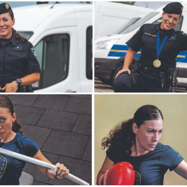 Magdalena Orsic, najspremnija interventna policajka PU Bjelogorsko-Bilogorske županije