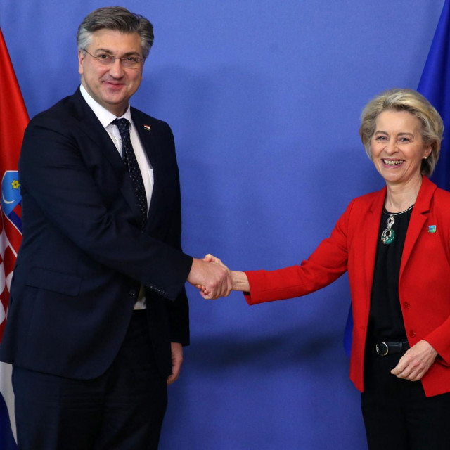 Andrej Plenković i Ursula von der Leyen