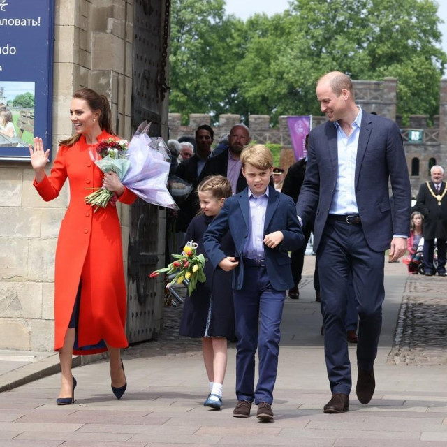 Princ William, Kate Middleton te princ George i princeza Charlotte