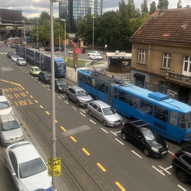 Prometni kaos u Zagrebu