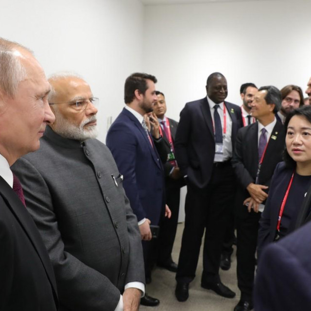 Vladimir Putin, Narendra Modi i Xi Jinping/Arhivska fotografija