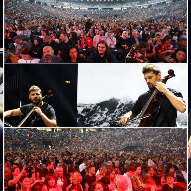 Prizori s koncerta 2Cellos u zagrebačkoj Areni
