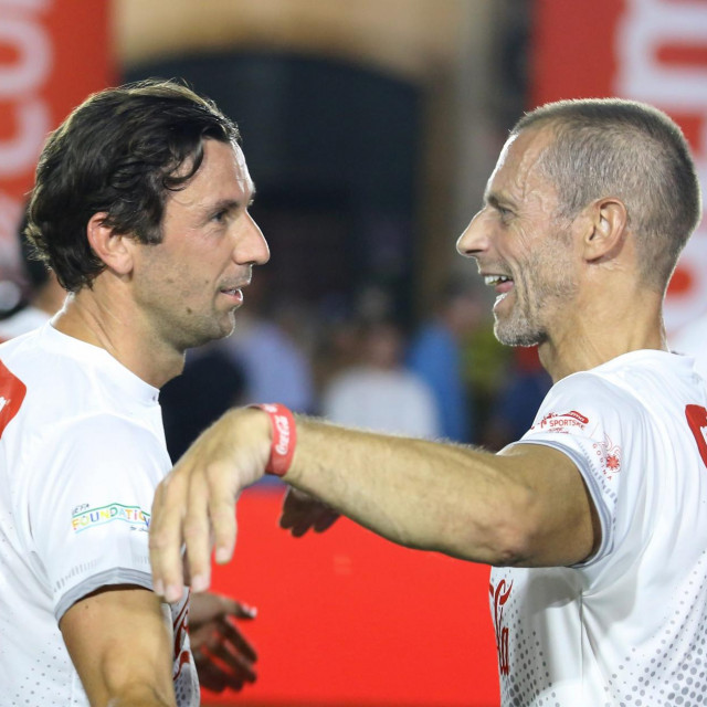 Darioj Srna i Aleksander Čeferin