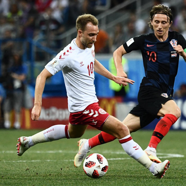 Luka Modrić protiv Christiana Eriksena u Rusiji 2018. U četvrtak novi okršaj...