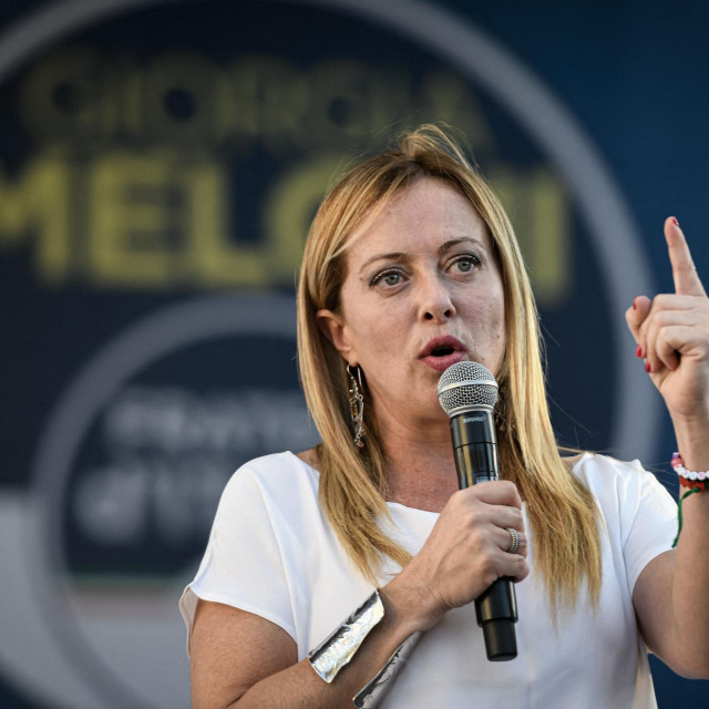Liderica Braće Italije Giorgia Meloni