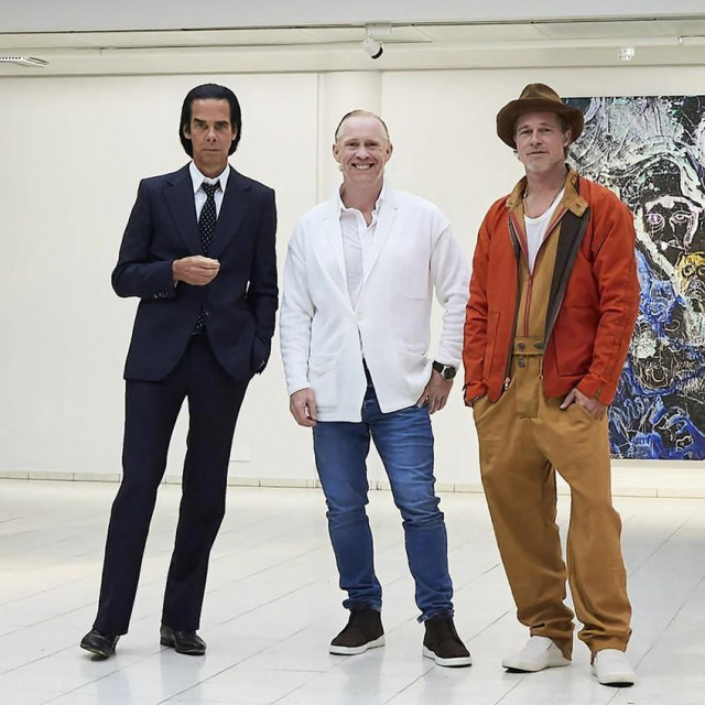 Brad Pitt, Nick Cave i Thomas Houseago