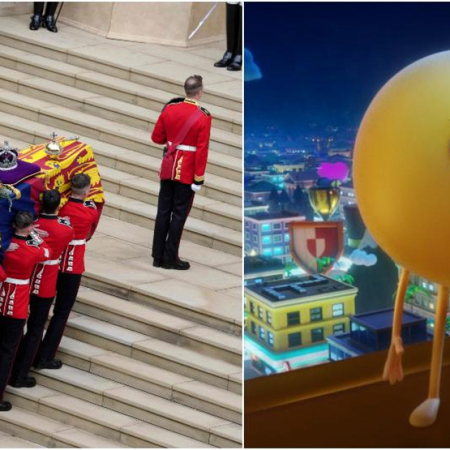 Kraljičin pogreb i Emoji movie