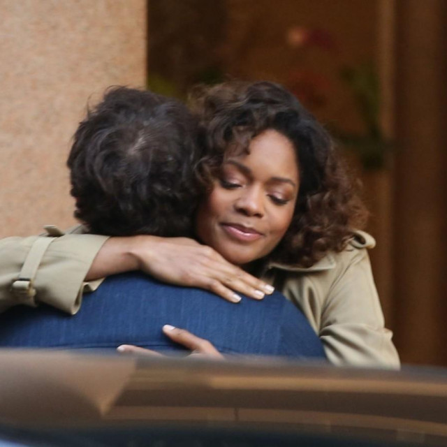 Naomie Harris na snimanju reklame