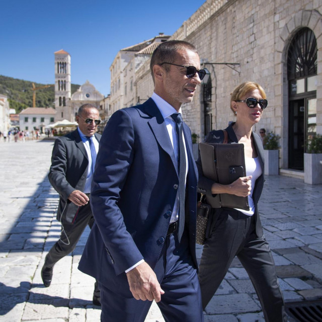 Aleksander Čeferin (dolazak članova na sastanak Izvršnog odbora UEFA-e)