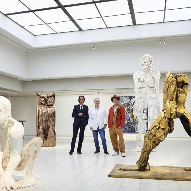 Thomas Houseago, Brad Pitt i Nick Cave