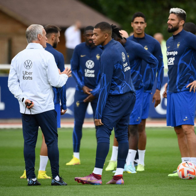 Didier Deschamps sa svojim igračima