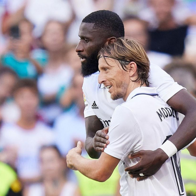 Antonio Rüdiger i Luka Modrić
