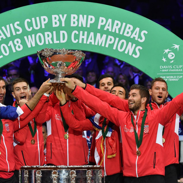 Hrvatska je dva puta osvojila Davis Cup