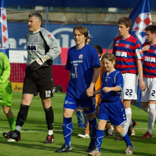 Luka Modrić i Lovro Majer, 2008. godine