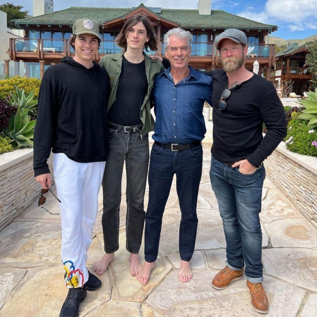 Pierce Brosnan, Dylan Brosnan, Christopher Brosnan, Sean Brosnan