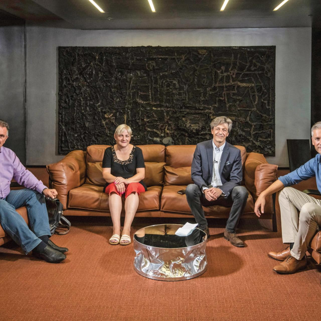 Radimir Čačić, Marijana Ivanov, Boris Vlašić i Aco Momčilović
