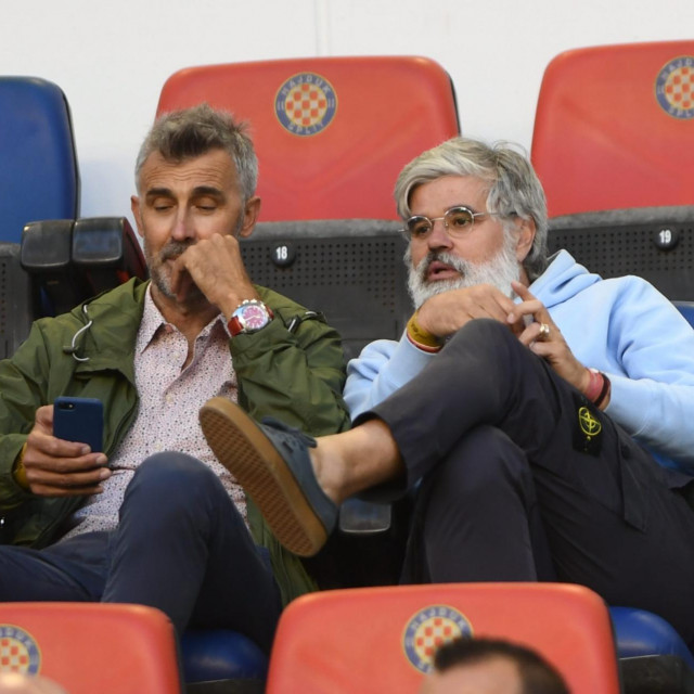 Aljoša Asanović (desno) na utakmici Hajduk - Istra