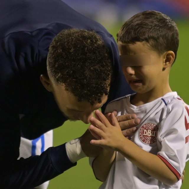 Ivan Perisic utješio je dječaka koji se rasplakao na terenu