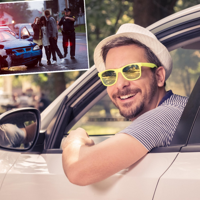 Mladi vozač, ilustracija