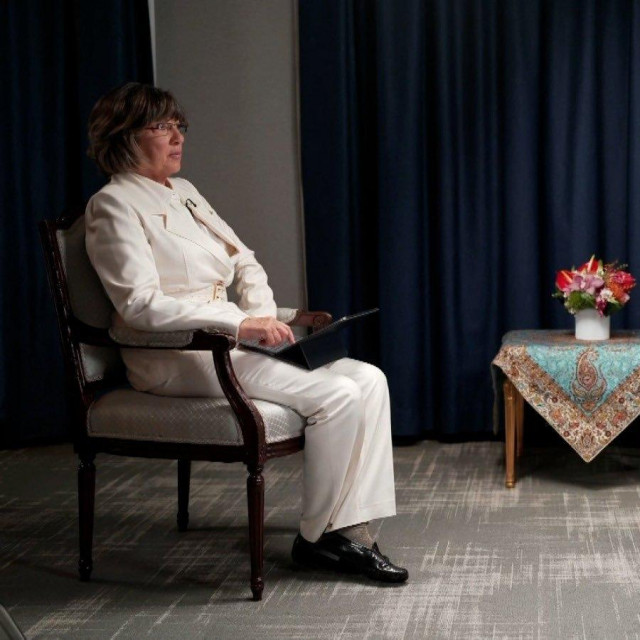 Christiane Amanpour bila je spreman za početak intervjua