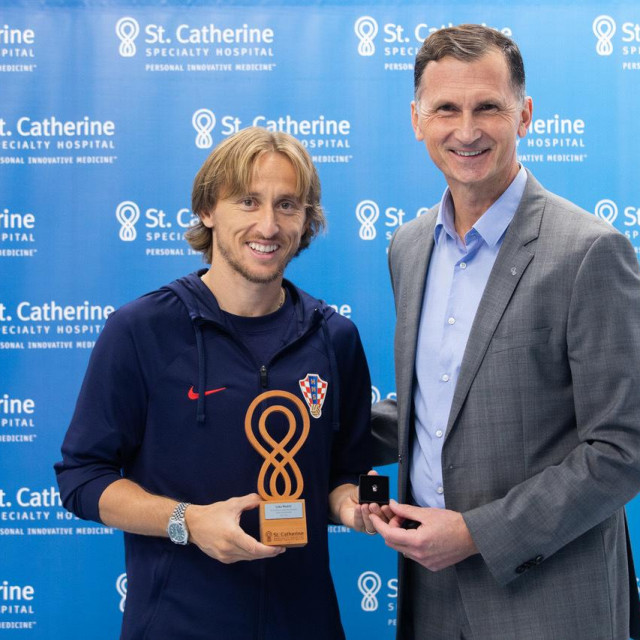 Luka Modrić i Dragan Primorac