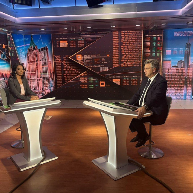 Andrej Plenković gostuje na TV Bloomberg