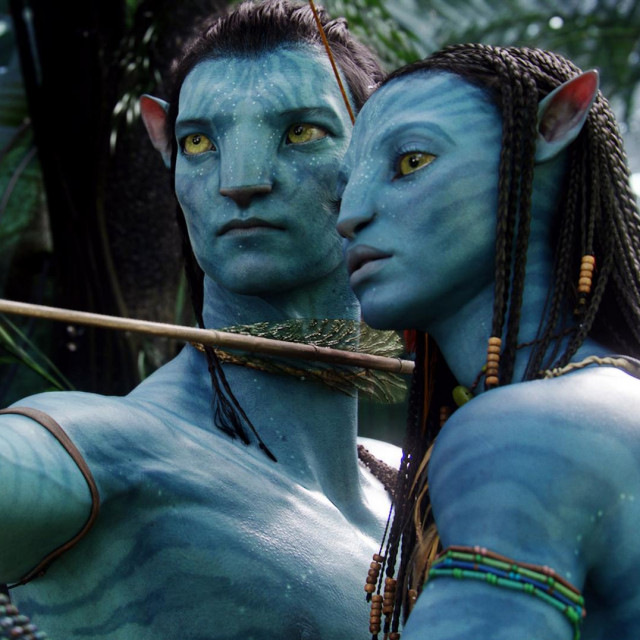 Sam Worthington i Zoe Saldana u filmu ”Avatar”