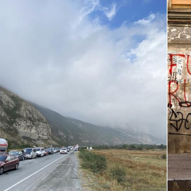 Masovni bijeg Rusa u Gruziju, grafit u Tbilisiju/Ilustracija