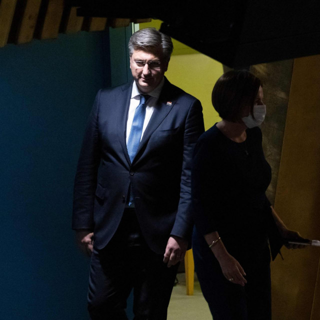 Andrej Plenković uoči govora na Općoj skupštini UN-a