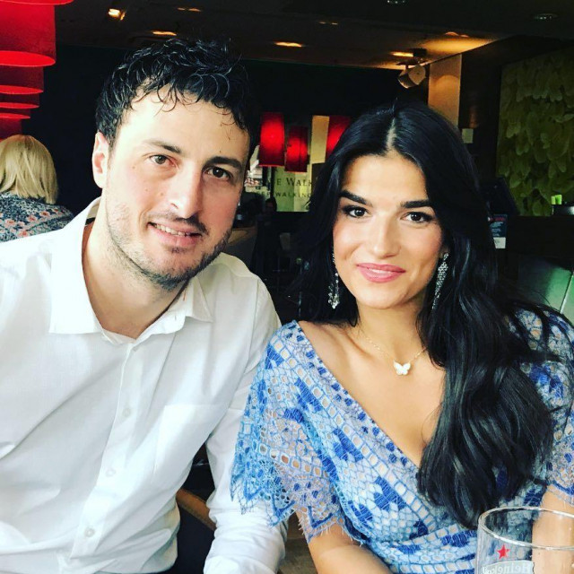 Domagoj Duvnjak i Lucija Žulj