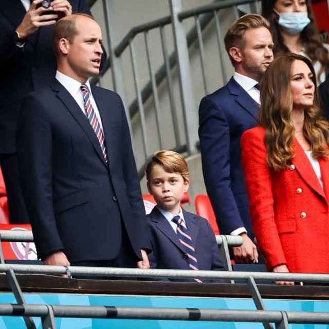Princ William i Kate Middleton sa sinom, princem Georgeom