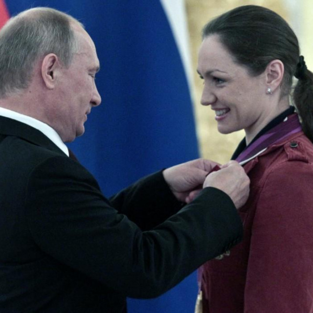 Vladimir Putin i Anastasija Davidova