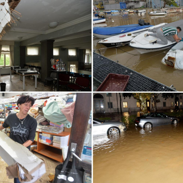 Obilna kiša u Rijeci prouzročila je goleme štete