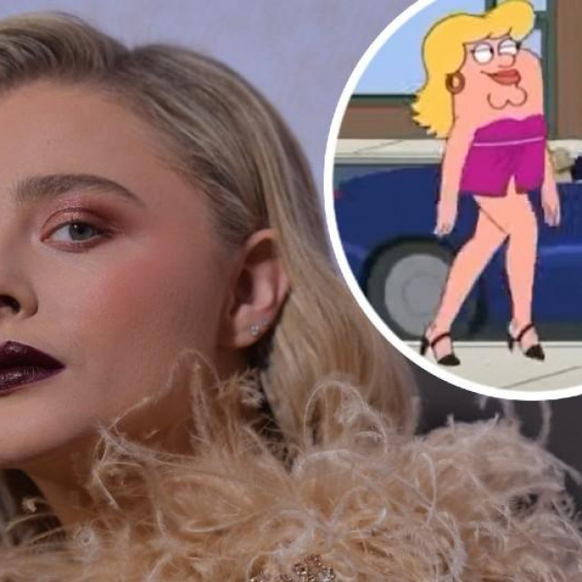 Chloe Grace Moretz i scena iz Family Guya