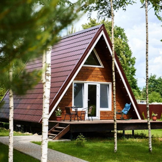 Moderna drvena kućica