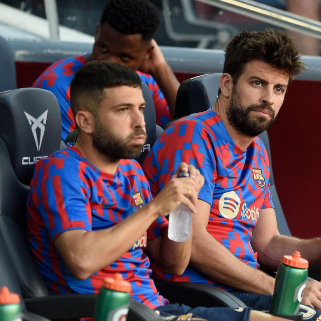 Jordi Alba i Gerard Pique