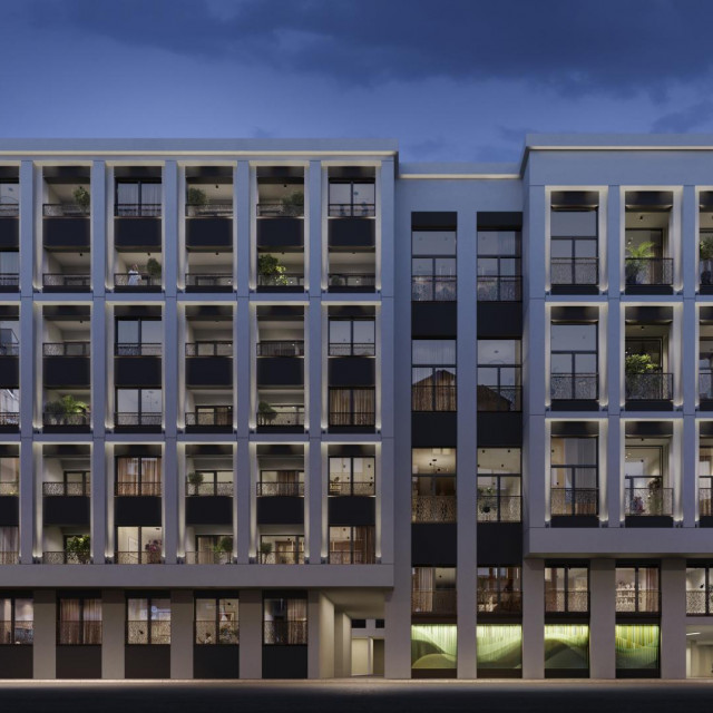 Allegheny Plaza noćna fronta