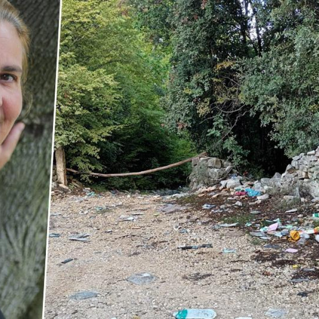 Silvia Buttignoni i prizor onećišćenja u dijelovima prirode na području Istarske županije